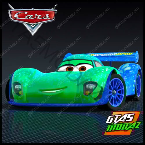 GTA 5 Mods Carla Veloso in Disney Pixar Cars