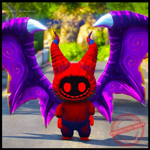 GTA 5 Mods Devil Wing Labubu