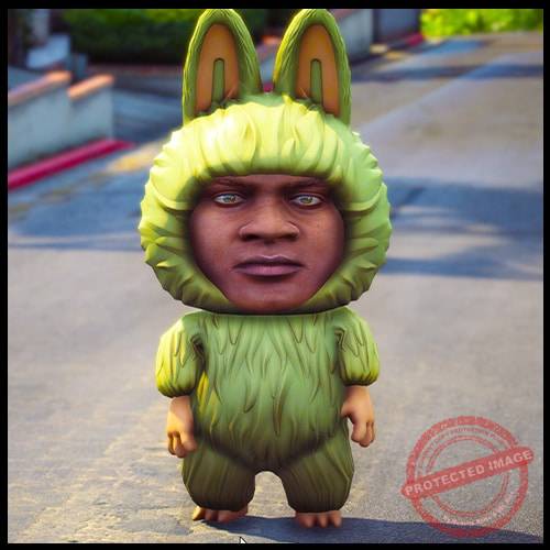 GTA 5 Mods Franklin Labubu V1