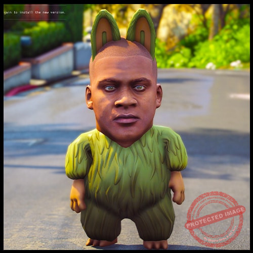GTA 5 Mods Franklin Labubu V2