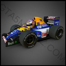 GTA 5 Mods Williams FW14 from 1991 Toy Style