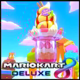 GTA 5 Mods Sky High Sundae Mario Kart 8 [YMAP]