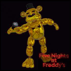 GTA 5 Mods FNAF Reflective Golden Freddy