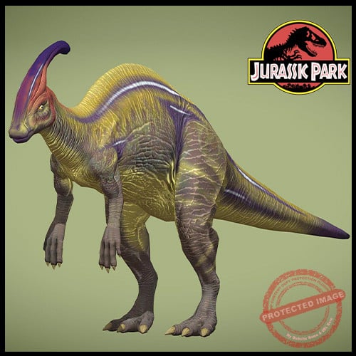 GTA 5 Mods Parasaurolophus in Jurassic Park