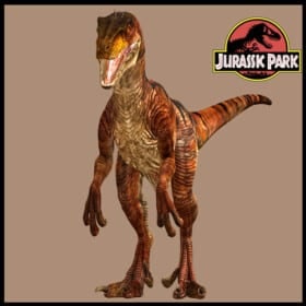 GTA 5 Mods Velociraptor in Jurassic Park