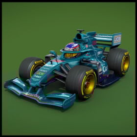 GTA 5 Mods F1 Aston Martin Toy Style