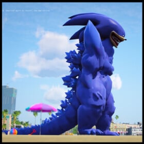 GTA 5 Mods Sonic Godzilla